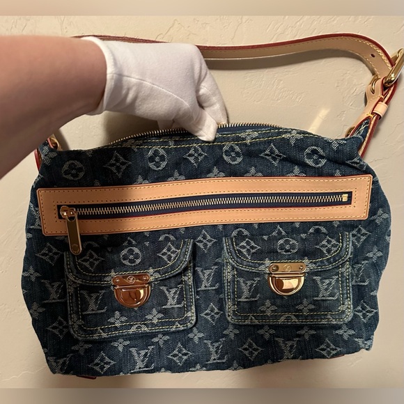 Louis Vuitton BRAND NEW Vintage Monogram Denim Baggy PM Circa 2005 - Picture 10 of 13